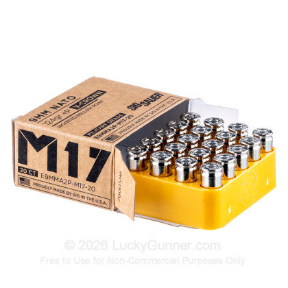 Image 3 of 9mm Ammo from SIG SAUER Image 3 of SIG SAUER 9mm Luger (9x19) Ammo