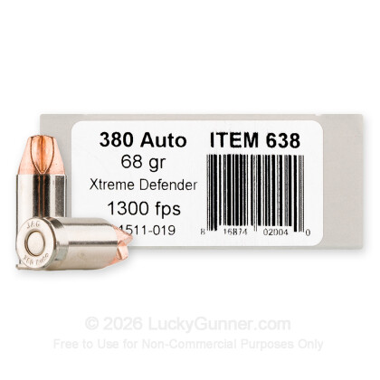 Image 1 of Underwood .380 Auto (ACP) Ammo
