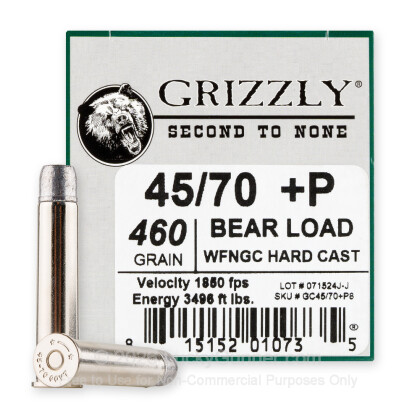 Image 1 of Grizzly Ammo 45-70 Ammo