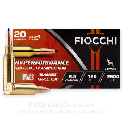 Image 2 of Fiocchi 6.5mm Creedmoor Ammo