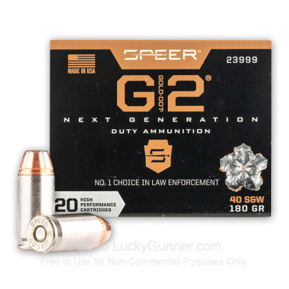 Image 2 of Speer .40 S&W (Smith & Wesson) Ammo