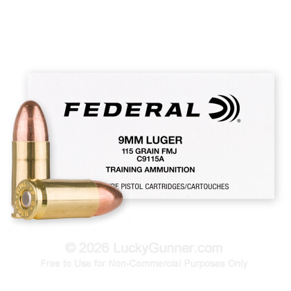 Image 2 of Federal 9mm Luger (9x19) Ammo