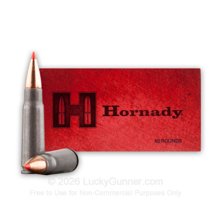 Large image of Cheap 7.6x39 Ammo For Sale - 123 Grain SST Polymer Tip Ammunition in Stock by Hornady - 50 Rounds
