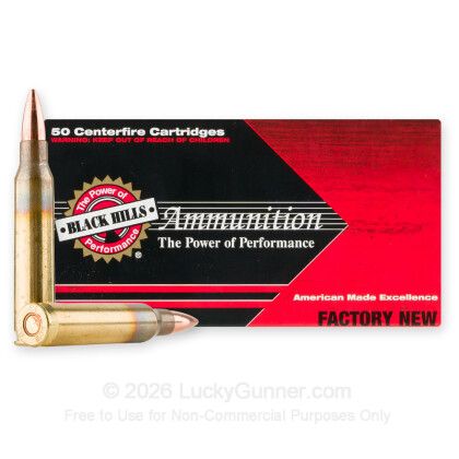 Large image of Cheap 5.56x45 Ammo For Sale - 55 Grain FMJ Ammunition in Stock by Black Hills - 50 Rounds