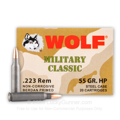 Image 2 of Wolf .223 Remington Ammo