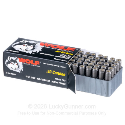 Image 3 of Wolf 30 Carbine Ammo
