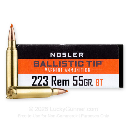 Image 1 of Nosler Ammunition .223 Remington Ammo