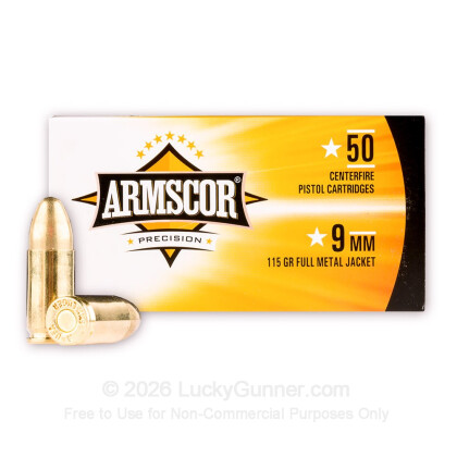 Image 2 of Armscor 9mm Luger (9x19) Ammo