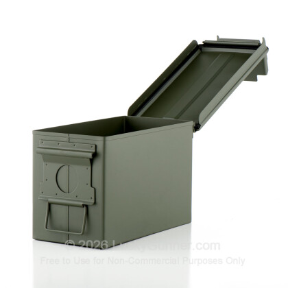 Large image of Bulk 50 Cal Green Brand New M2A1 Ammo Cans For Sale - 12 Cans