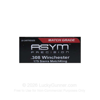 Image 1 of ASYM Precision Ammunition .308 (7.62X51) Ammo