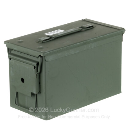 Large image of 50 Cal Green Brand New Mil-Spec M2A1 Ammo Cans 12 Pack For Sale