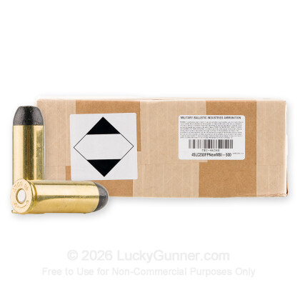 Image 1 of Military Ballistics Industries .45 Long Colt Ammo