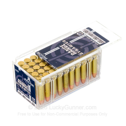 Large image of 22 WMR Ammo For Sale - 40 gr TMJ - Fiocchi 22 Magnum Rimfire Ammunition In Stock - 50 Rounds