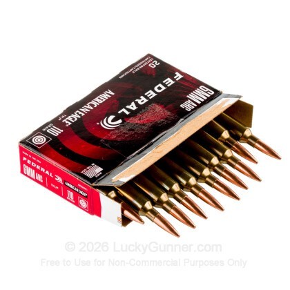 Large image of Federal American Eagle 6mm ARC Ammo For Sale - 110 Grain TMJ - 200 Rounds