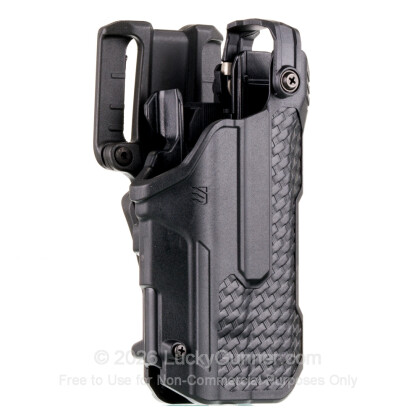 Large image of Holster-Outside-the-Waistband-Blackhawk-T-Series-L3D-Light-Bearing-Duty-Holster-Right-Hand-SIG-Sauer-P320-P250-M17-M18-TLR-1-2