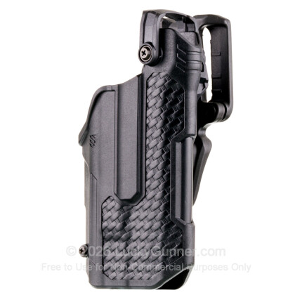 Large image of Holster-Outside-the-Waistband-Blackhawk-T-Series-L3D-Light-Bearing-Duty-Holster-Right-Hand-SIG-Sauer-P320-P250-M17-M18-TLR-1-2