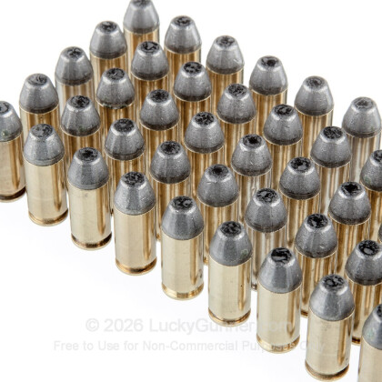 Large image of Cheap 40 S&W Ammo For Sale - 180 Grain Lead Conical Nose Ammunition in Stock by Ultramax Remanufactured - 50 Rounds