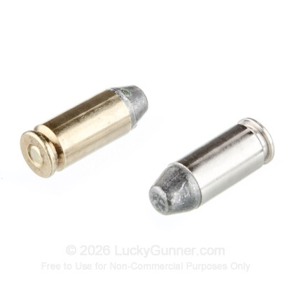 Large image of Cheap 40 S&W Ammo For Sale - 180 Grain Lead Conical Nose Ammunition in Stock by Ultramax Remanufactured - 50 Rounds