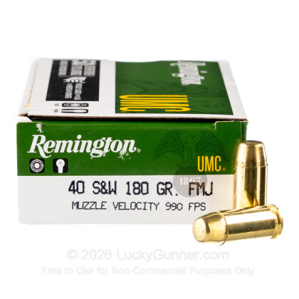 Image 1 of Shop by Popular Brand from Remington Image 1 of Remington .40 S&W (Smith & Wesson) Ammo