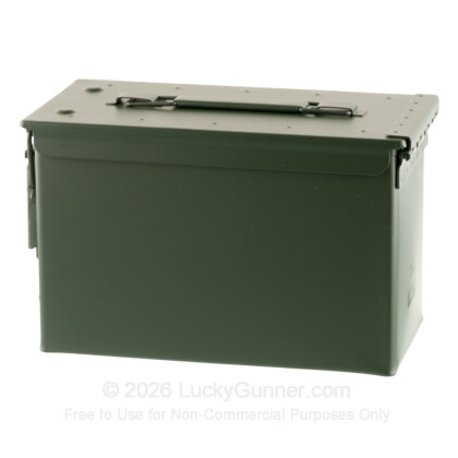 Large image of 50 Cal Green Damaved Mil-Spec M2A1 Ammo Can For Sale