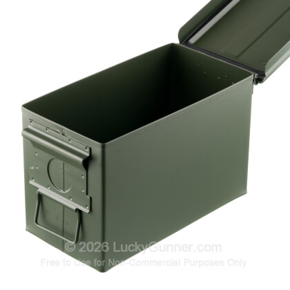 Large image of 50 Cal Green Damaved Mil-Spec M2A1 Ammo Can For Sale