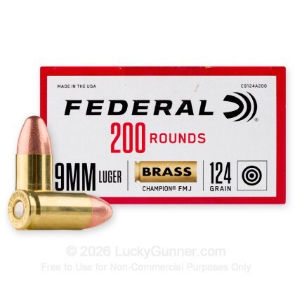 Image 1 of Federal 9mm Luger (9x19) Ammo