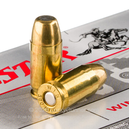 Large image of Bulk 380 Auto Ammo For Sale - 95 Grain FMJ Ammunition in Stock by Winchester USA - 200 Rounds