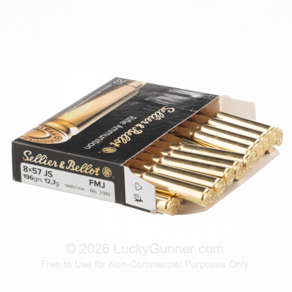 Image 3 of Sellier & Bellot 8mm Mauser (8x57mm JS) Ammo