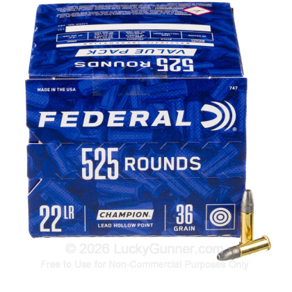Image 2 of Federal .22 Long Rifle (LR) Ammo