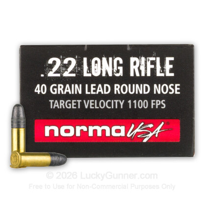 Image 1 of Norma .22 Long Rifle (LR) Ammo