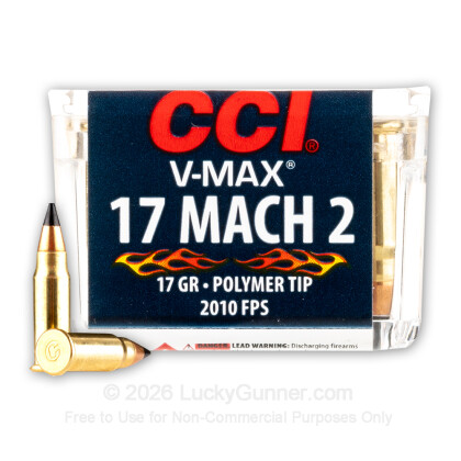 Image 1 of 17 HM2 Ammo from CCI Image 1 of CCI .17 HM2 (Mach 2) Ammo