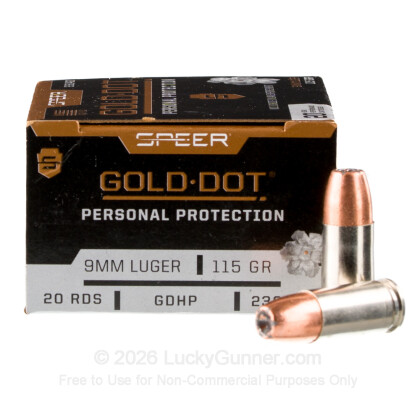 Image 2 of Speer 9mm Luger (9x19) Ammo