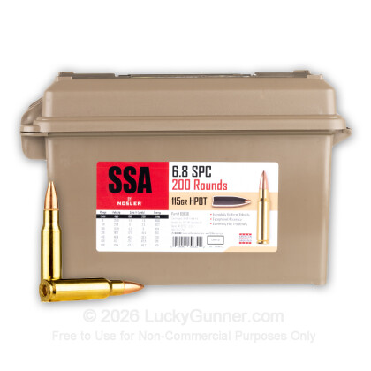 Image 1 of Nosler Ammunition 6.8 Remington SPC Ammo
