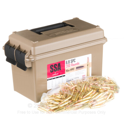 Image 2 of Nosler Ammunition 6.8 Remington SPC Ammo