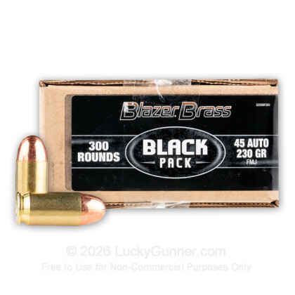Image 1 of 45 ACP Ammo from Blazer Brass Image 1 of Blazer Brass .45 ACP (Auto) Ammo