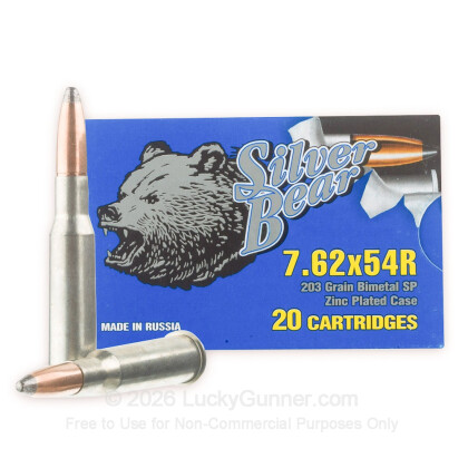Image 1 of Silver Bear 7.62x54r Ammo