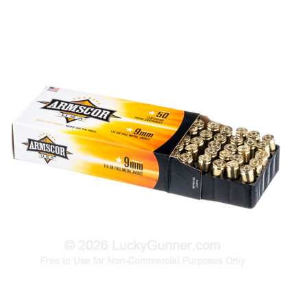Image 3 of Armscor 9mm Luger (9x19) Ammo