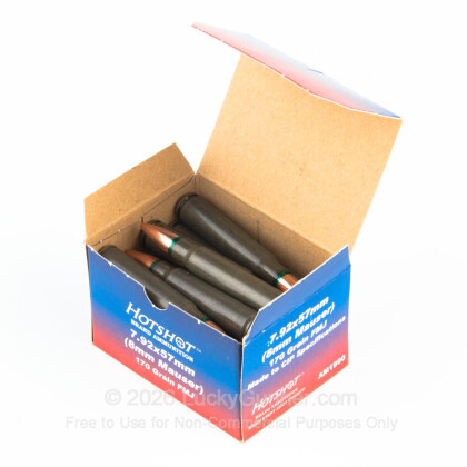Image 3 of Hotshot Ammunition 8mm Mauser (8x57mm JS) Ammo