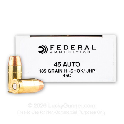 Image 1 of 45 ACP Ammo from Federal Image 1 of Federal .45 ACP (Auto) Ammo
