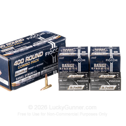 Image 6 of Shop by Popular Brand from Fiocchi Image 6 of Fiocchi 5.7x28mm Ammo