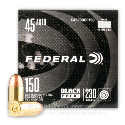 Image 1 of 45 ACP Ammo from Federal Image 1 of Federal .45 ACP (Auto) Ammo