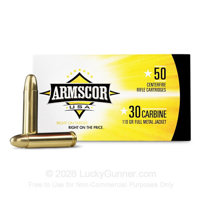 Image 2 of Shop by Popular Brand from Armscor Image 2 of Armscor 30 Carbine Ammo