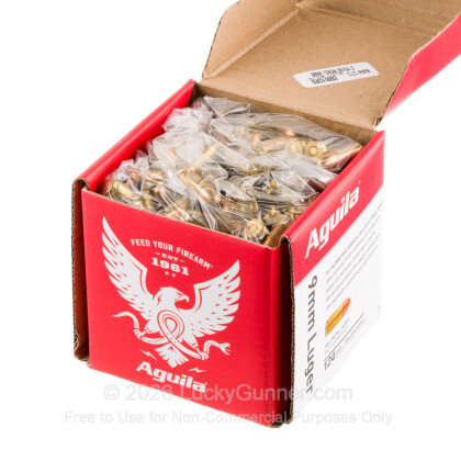 Image 3 of Aguila 9mm Luger (9x19) Ammo