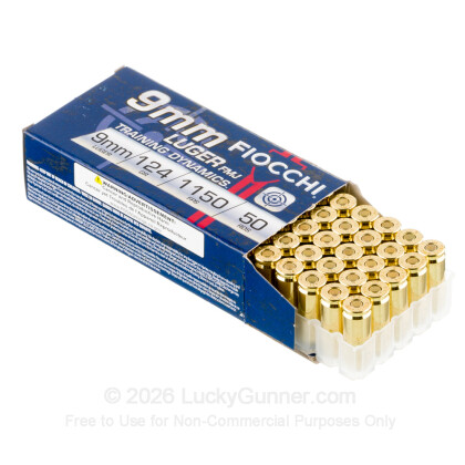 Image 3 of Fiocchi 9mm Luger (9x19) Ammo