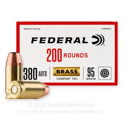 Image 1 of Federal .380 Auto (ACP) Ammo