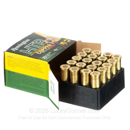 Large image of Premium 44 Mag Ammo For Sale - 225 Grain XPB Ammunition in Stock by Remington HTP Copper - 20 Rounds