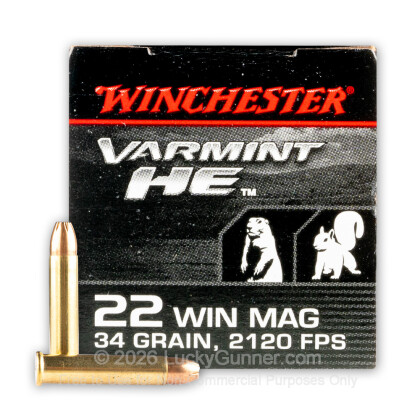 Large image of Cheap .22 Mag Ammo For Sale - 34 Grain JHP Ammunition in Stock by Winchester Supreme - 50 Rounds