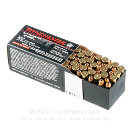 Large image of Cheap .22 Mag Ammo For Sale - 34 Grain JHP Ammunition in Stock by Winchester Supreme - 50 Rounds
