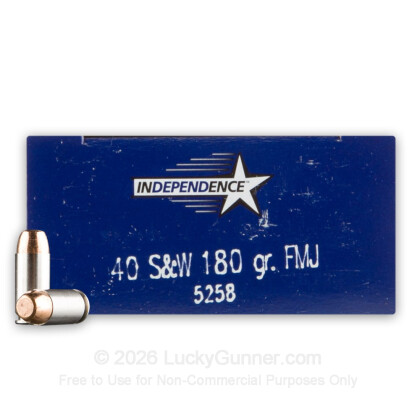Image 1 of Independence .40 S&W (Smith & Wesson) Ammo