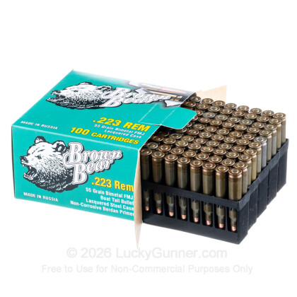 Image 3 of Brown Bear .223 Remington Ammo